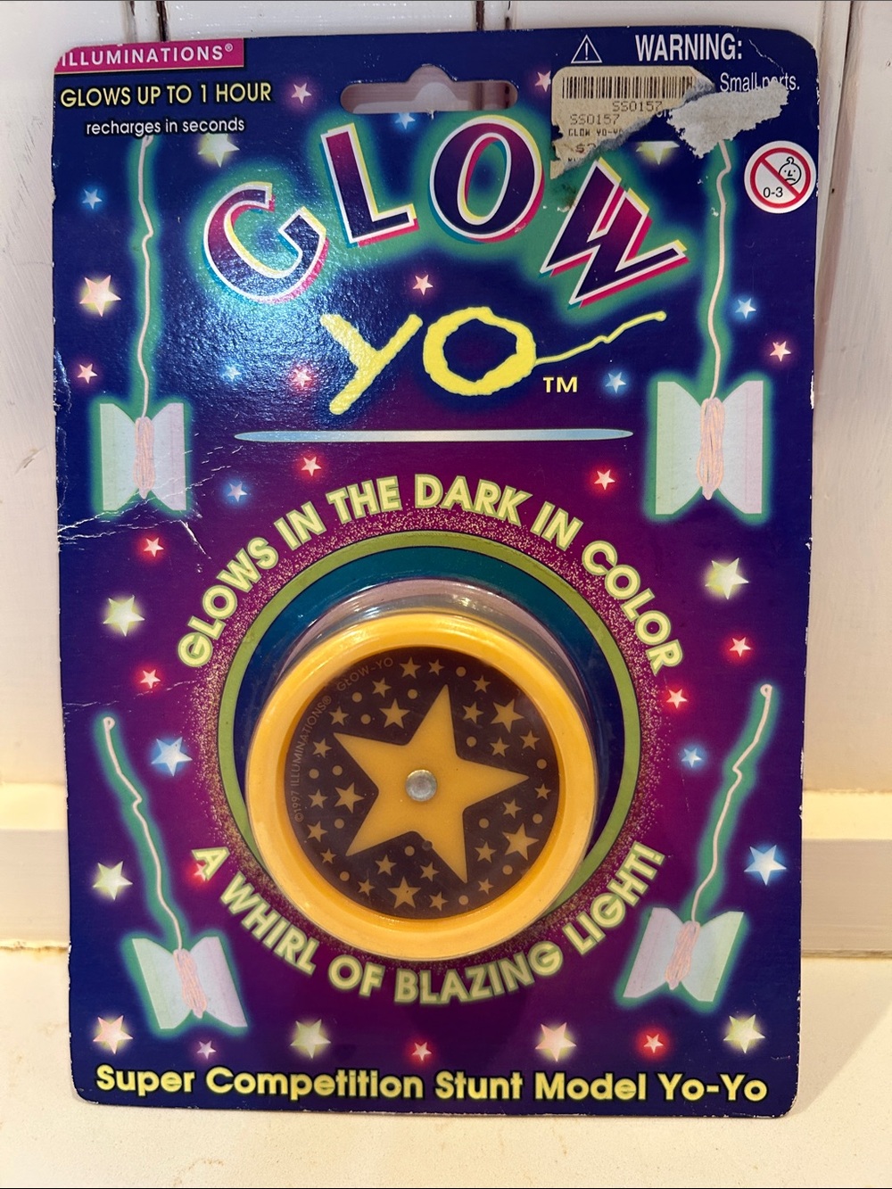 New in original package. 1998 Glow Yo.
